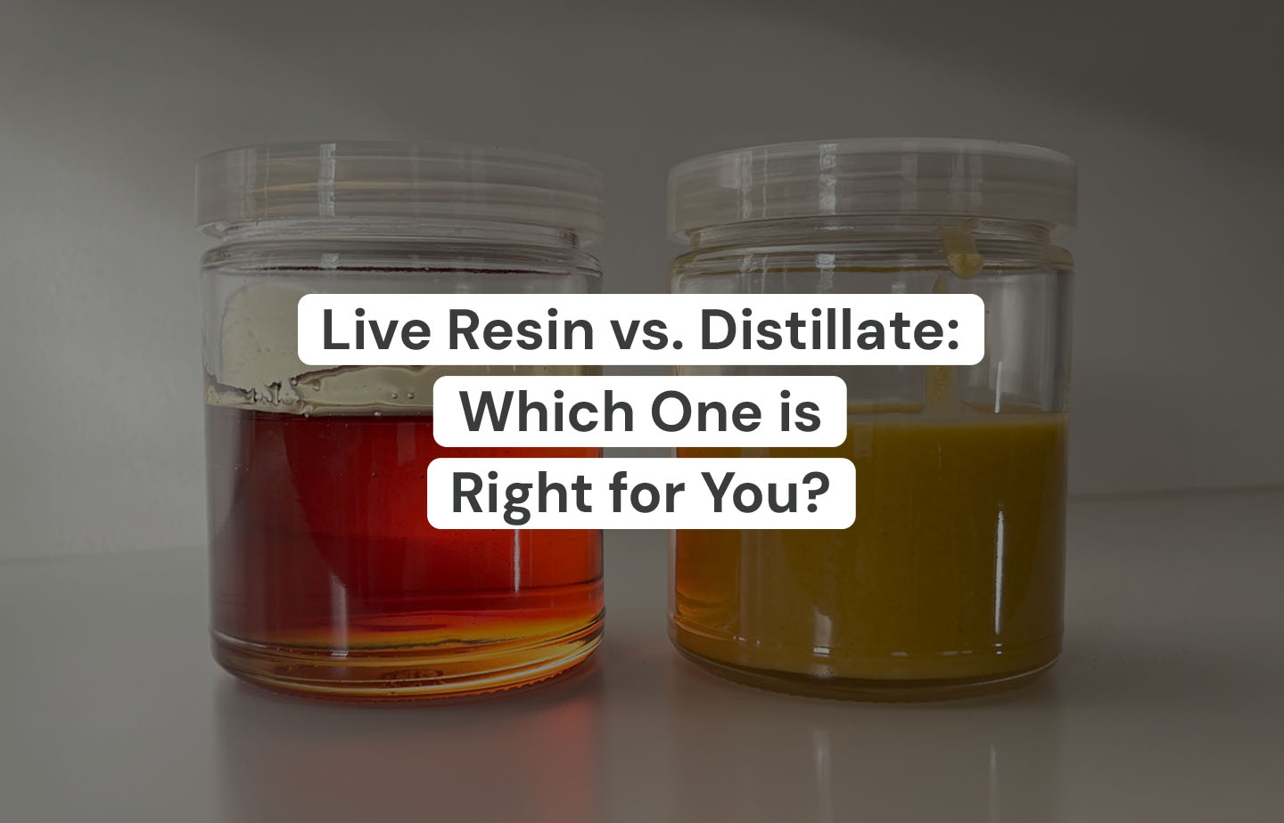 Whats The Difference Between Distillate And Live Resin