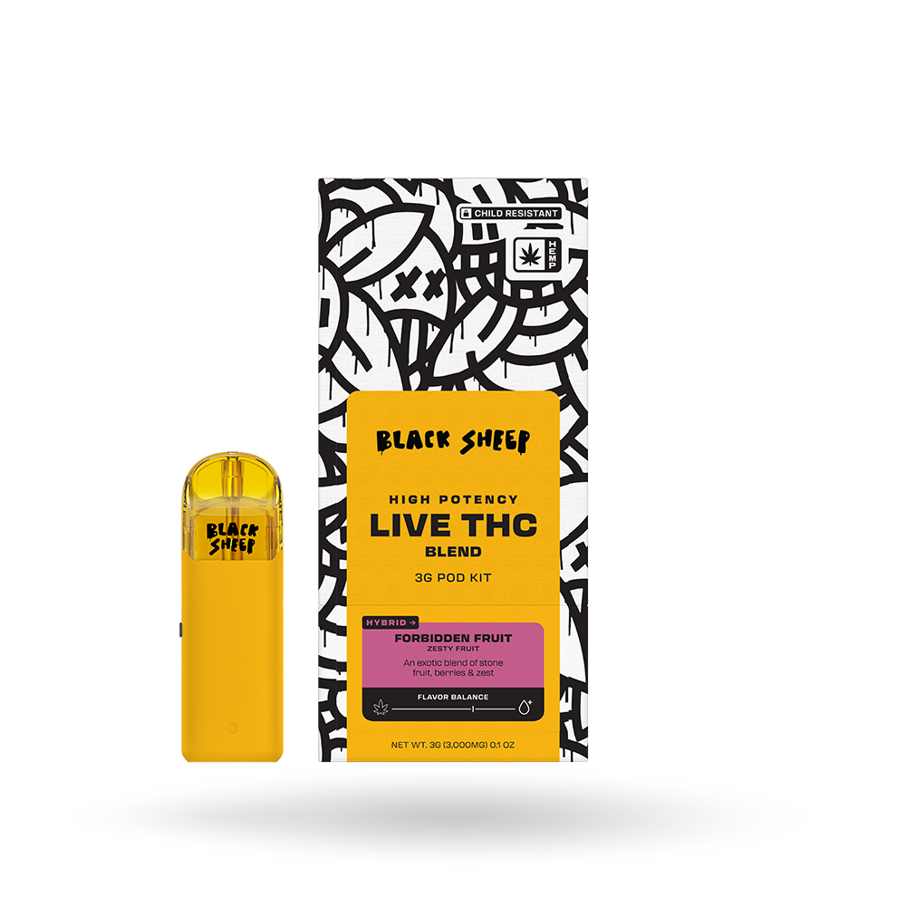 Live THC Blend Pod Starter Kit: Forbidden Fruit 3g