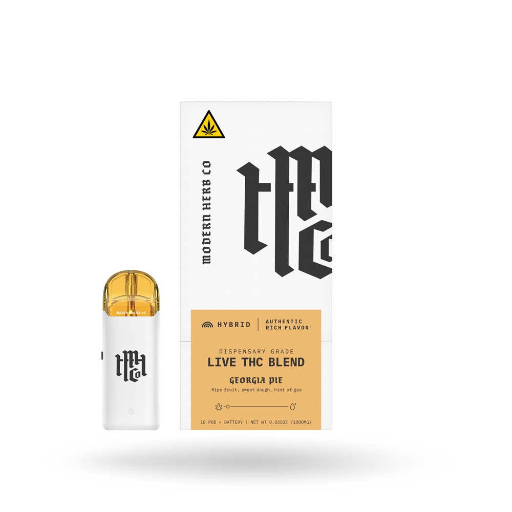 best thc vapes in georgia Live THC Pod Starter Kit: Georgia Pie (Hybrid), 1g – The Hemp Collect