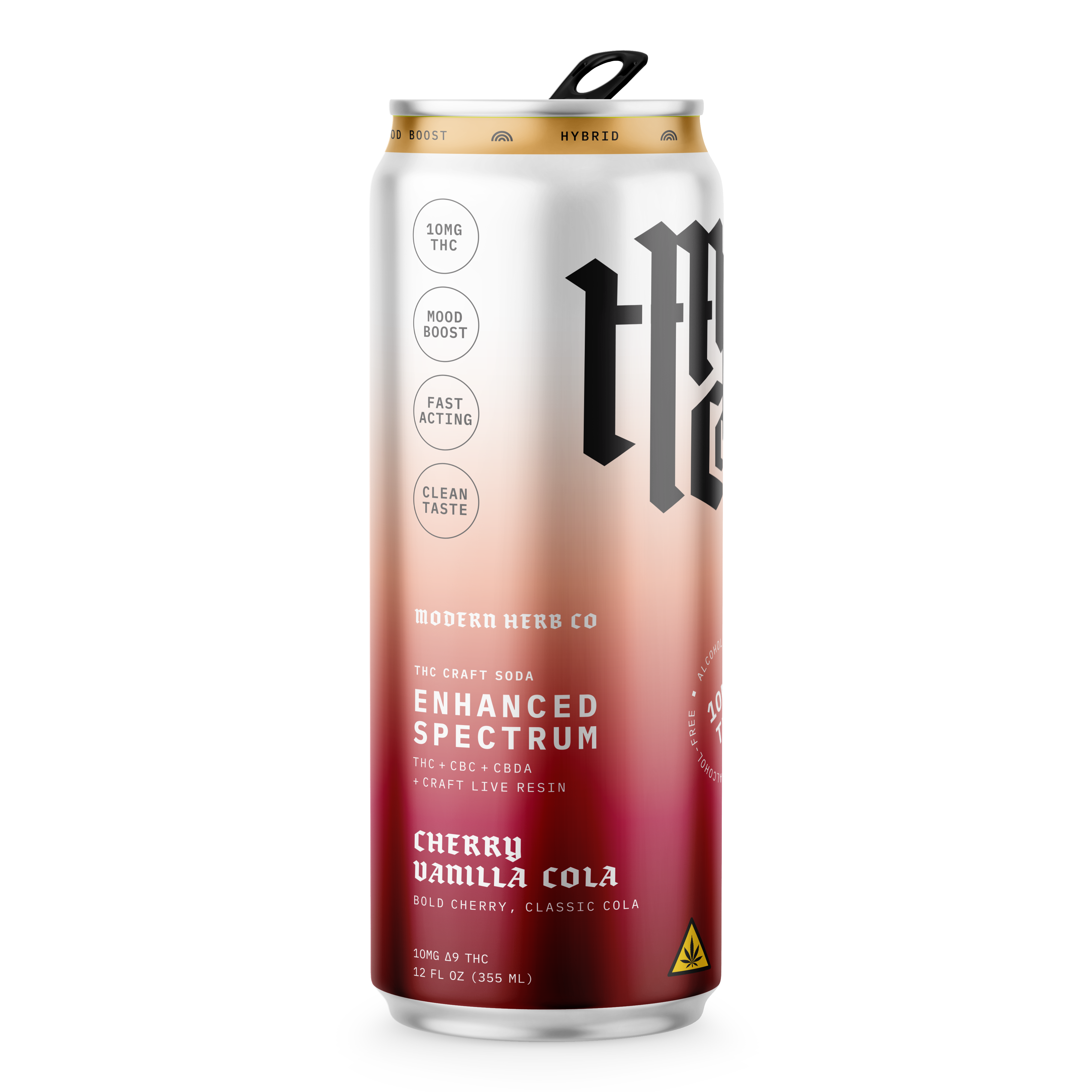 Enhanced Spectrum THC Craft Soda: Cherry Vanilla Cola (Hybrid