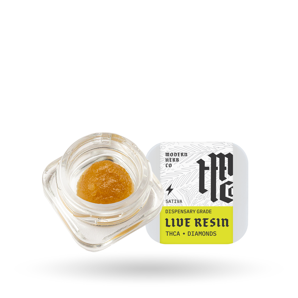 THCa Live Resin Diamonds Dab: Jack Herer (Sativa) - 2g