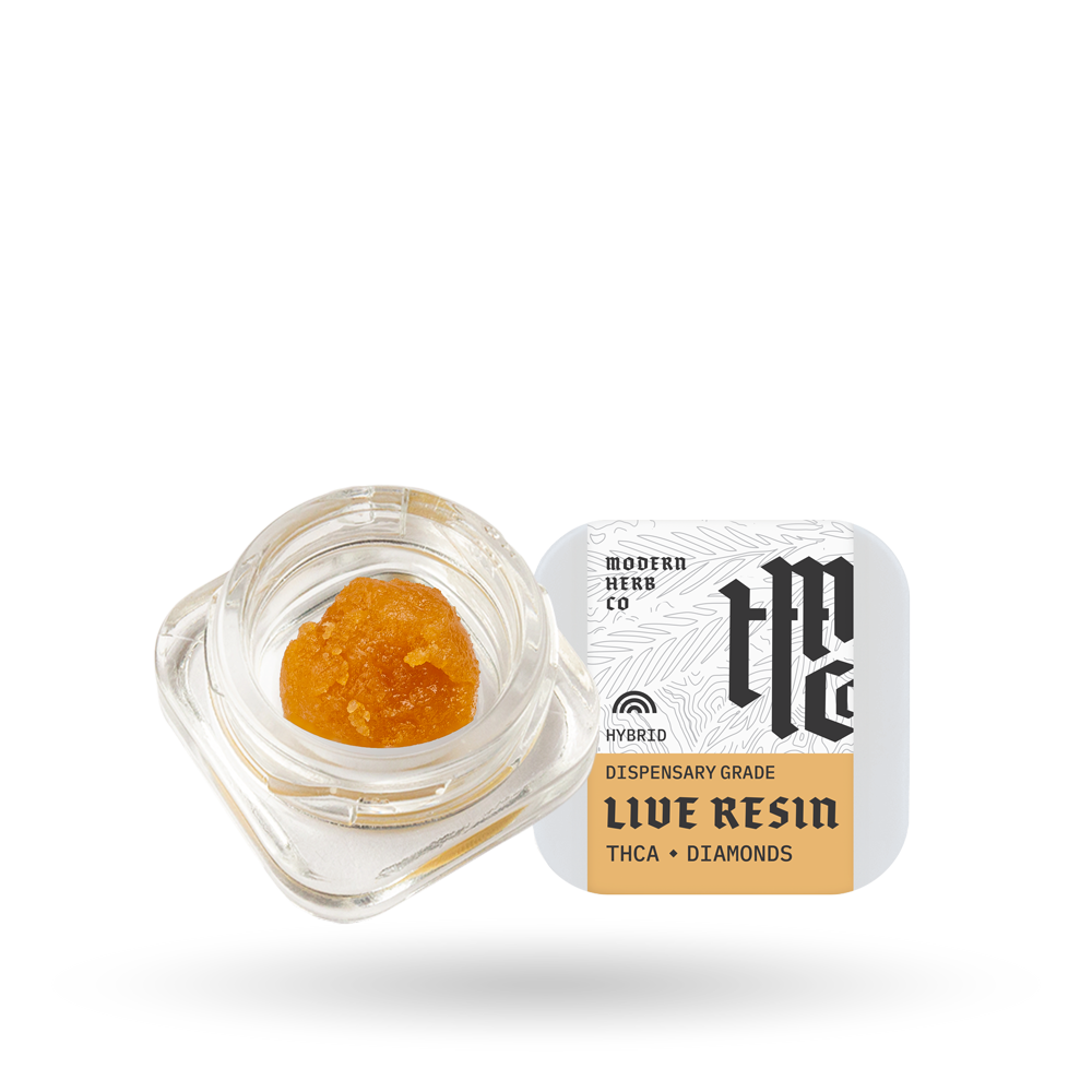 THCa Live Resin Diamonds Dab: Pineapple Express (Hybrid) - 2g