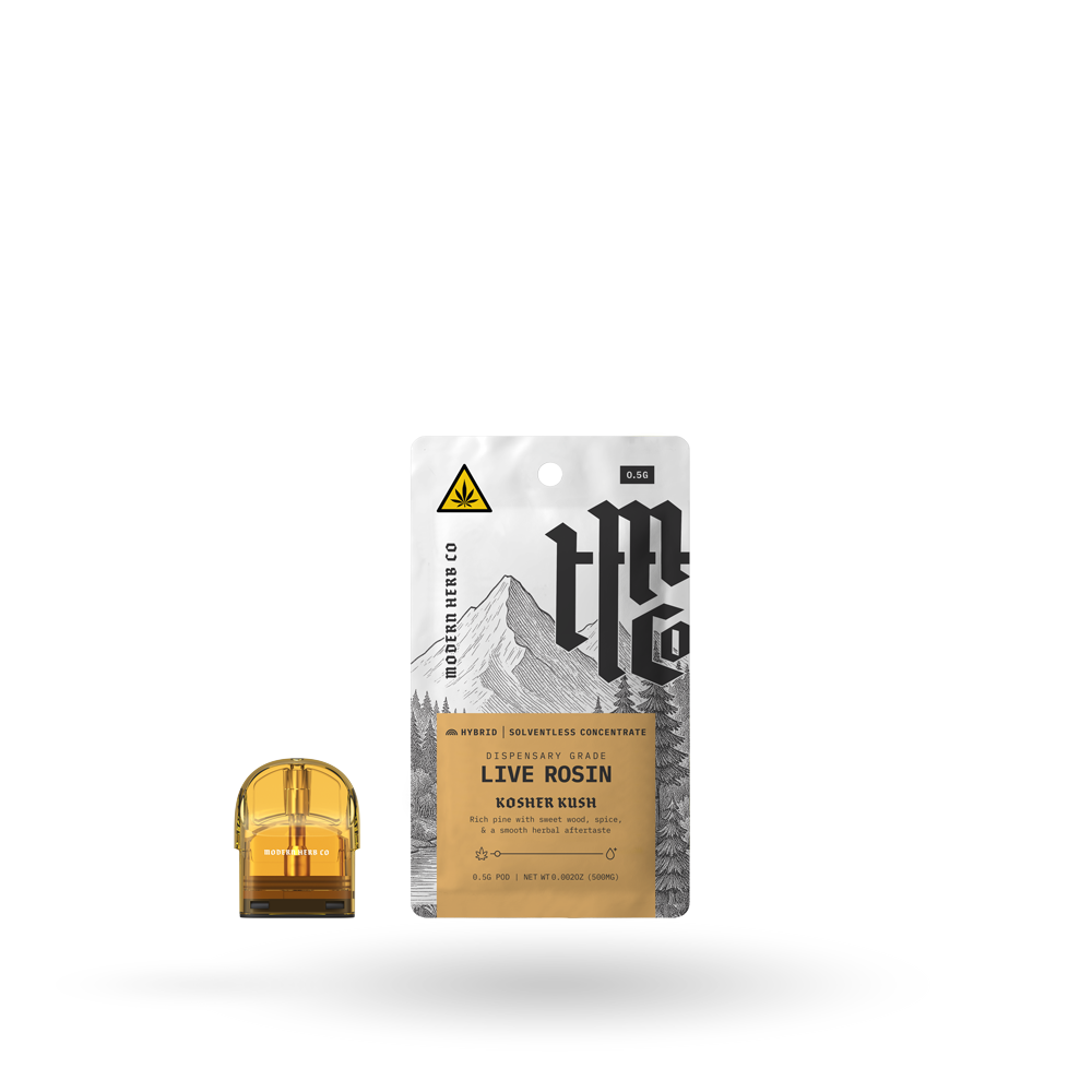 THCa Rosin Pod: Kosher Kush (Hybrid) 0.5g
