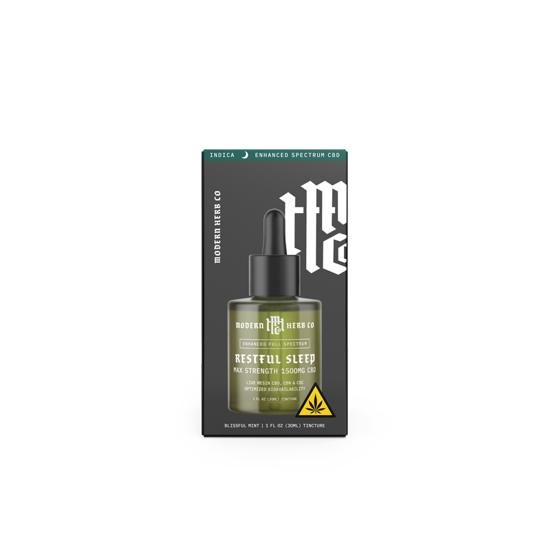 Live Resin CBD Tincture: 1500mg (Indica)