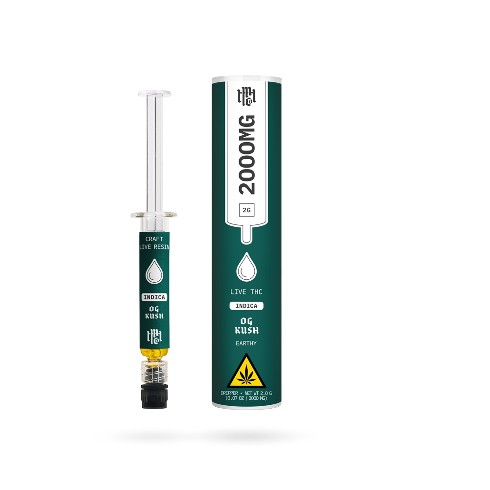 Live THC Dripper: OG Kush (Indica) 2g The Hemp Collect Live THC Dripper: OG Kush (Indica) 2g The Hemp Collect