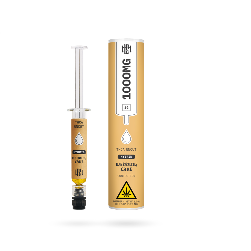 wedding cake disposable vape pen Uncut THCa Dripper: Wedding Cake (Hybrid) 1g – The Hemp Collect