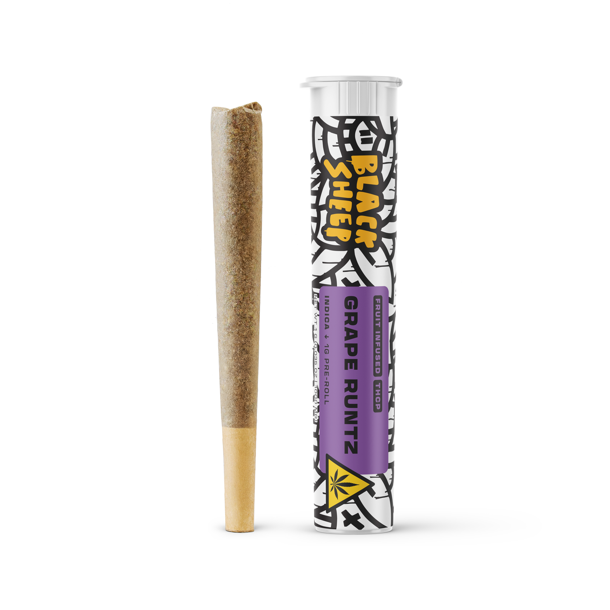 THCp Pre-Roll: Grape Runtz (Indica), 1g – The Hemp Collect