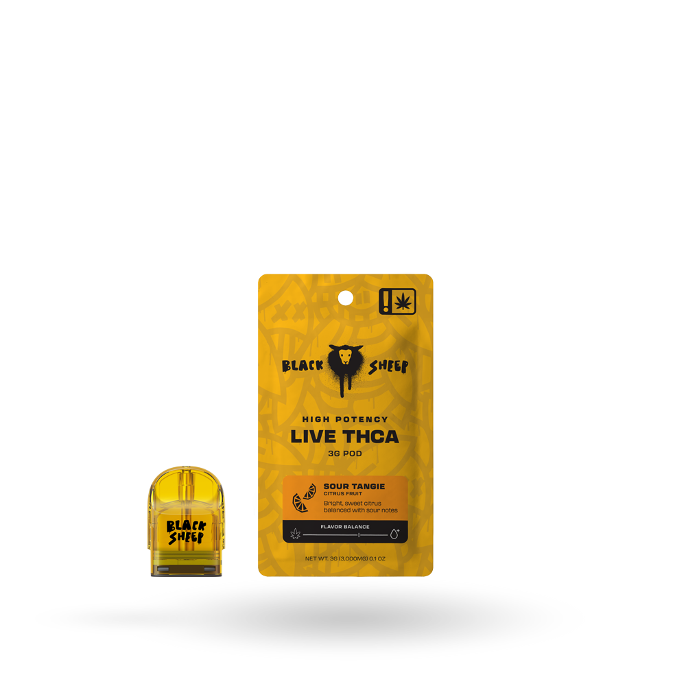 THCa Quad Blend Pod Refill: Sour Tangie 3g