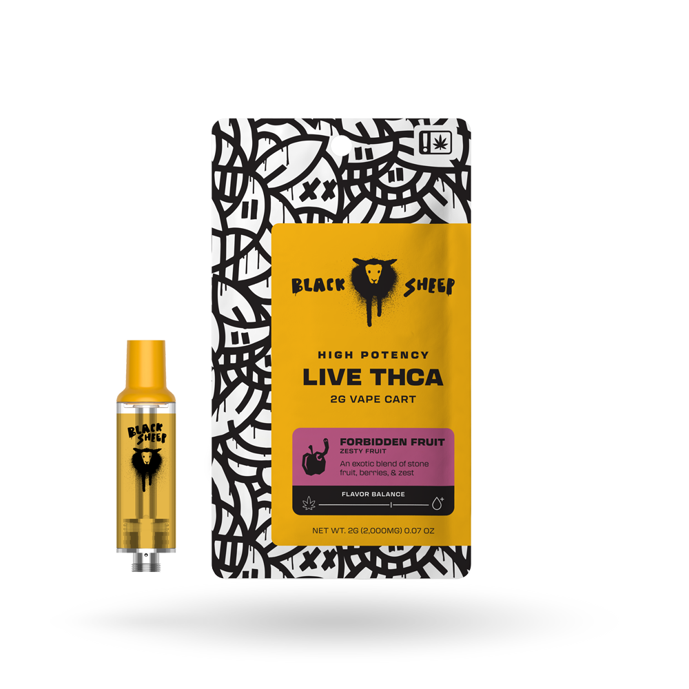 Live THCa Blend Vape Cartridge: Forbidden Fruit 2g