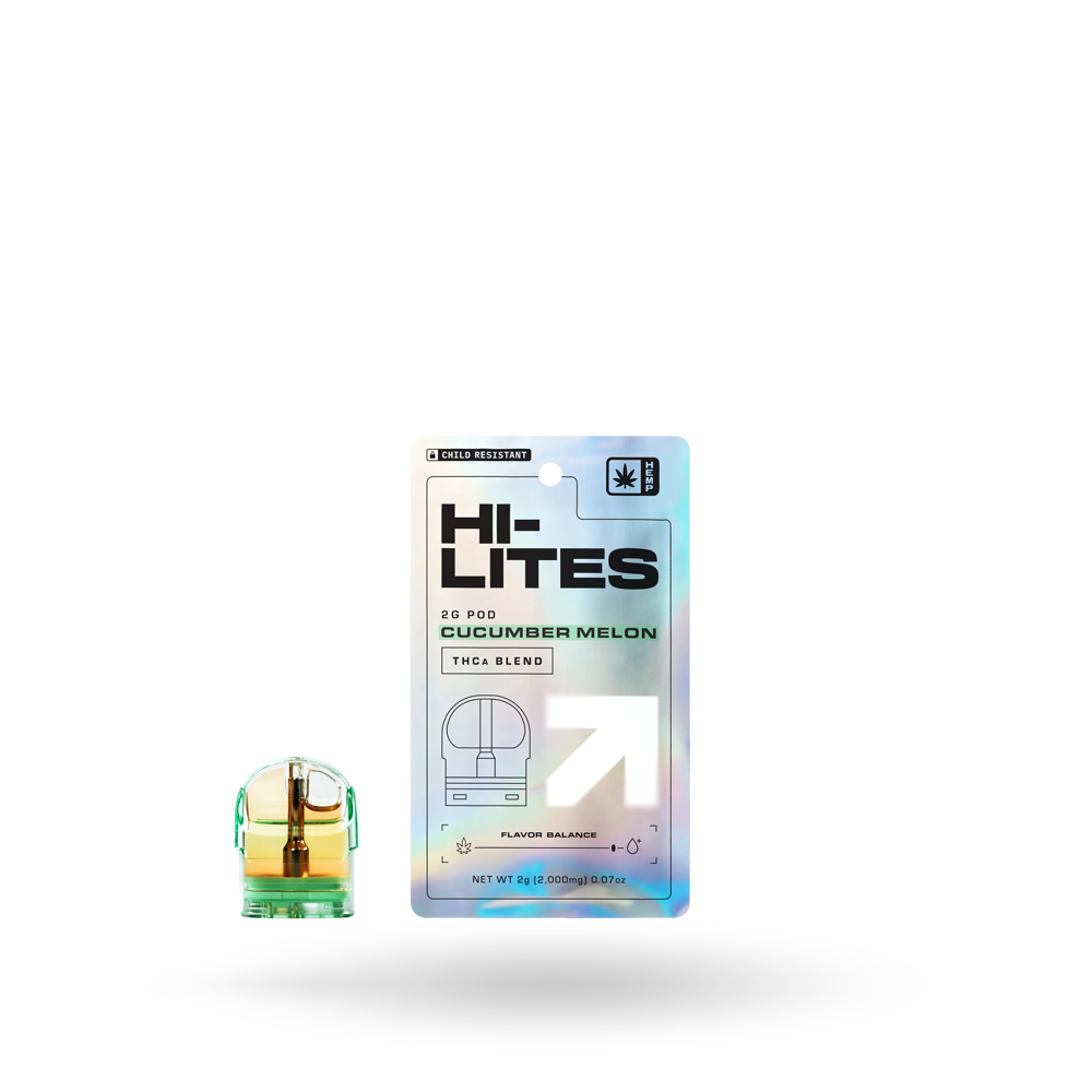 Hi-Lites THCa Pod Refill: Cucumber Melon - 2g