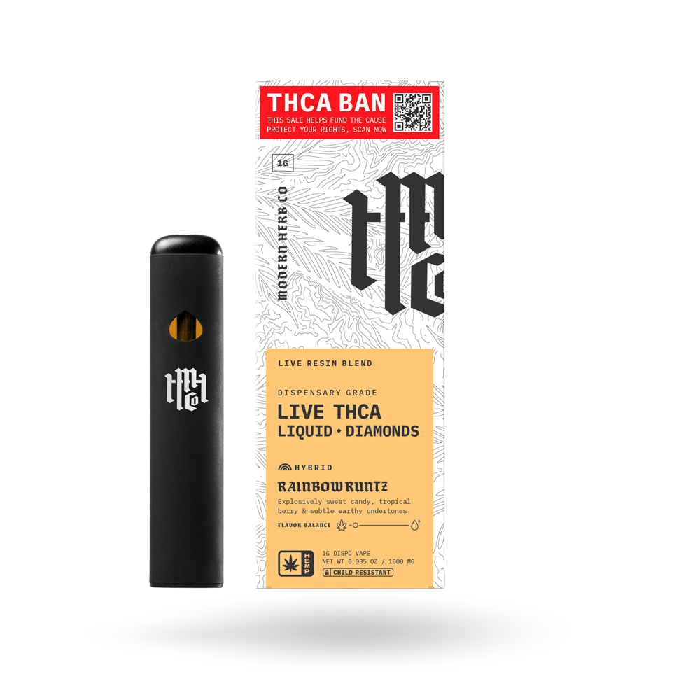 THCa Disposable Live Resin Liquid Diamonds: Rainbow Runtz (Hybrid) - 1 The Hemp Collect THCa Disposable Live Resin Liquid Diamonds: Rainbow Runtz (Hybrid) - 1 The Hemp Collect