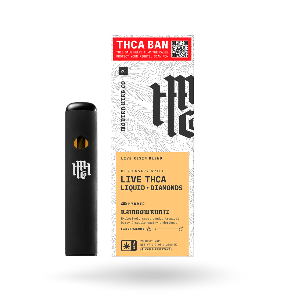 THCa Disposable Live Resin Liquid Diamonds: Rainbow Runtz (Hybrid) - 2 The Hemp Collect THCa Disposable Live Resin Liquid Diamonds: Rainbow Runtz (Hybrid) - 2 The Hemp Collect