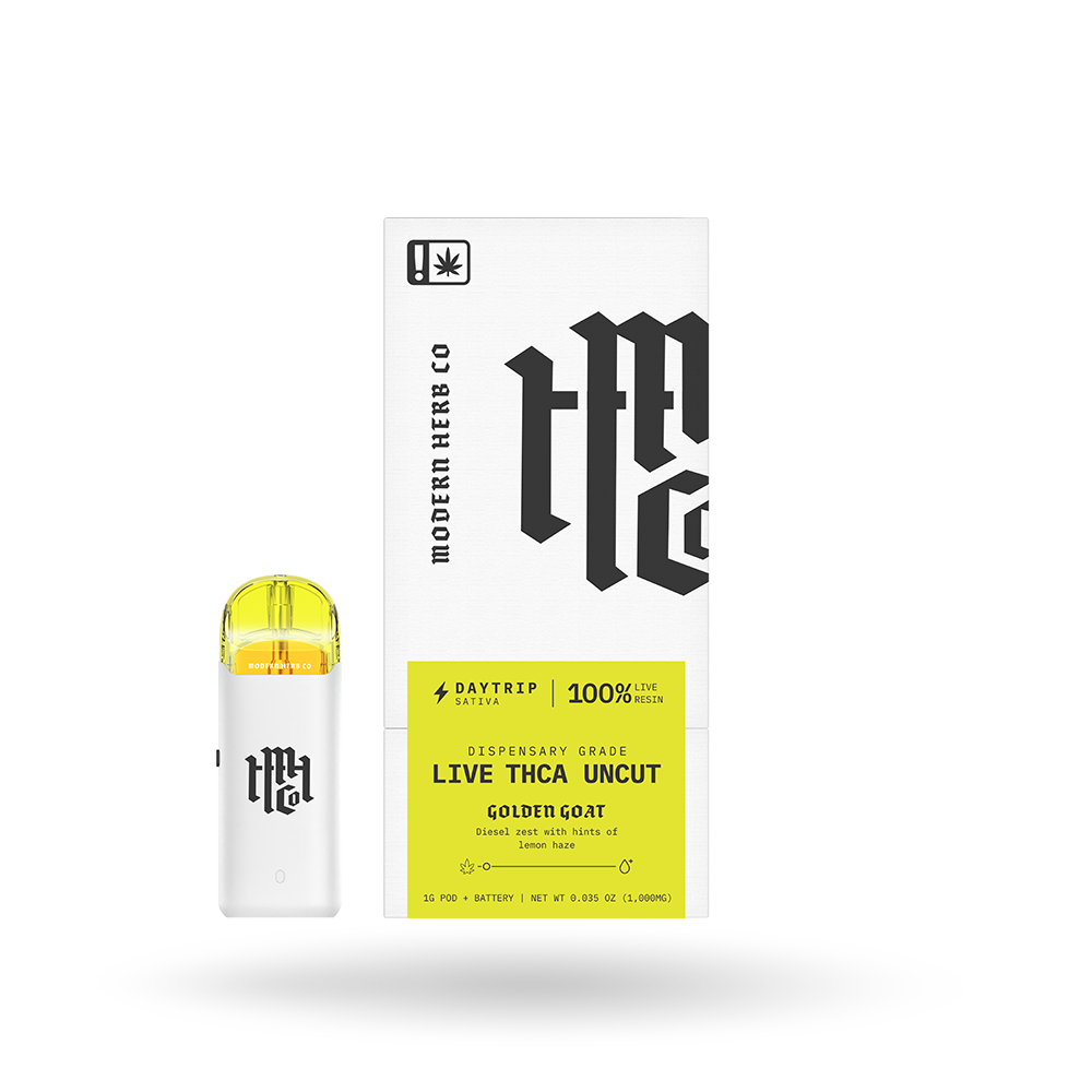 Golden Goat THCa Live Resin Uncut Pod : Daytrip The Hemp Collect Golden Goat THCa Live Resin Uncut Pod : Daytrip The Hemp Collect