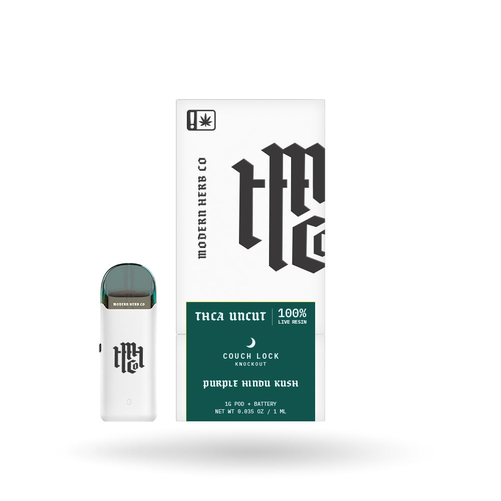 Modern Herb Co Purple Hindu Kush THCa Live Resin Uncut Vape Pod