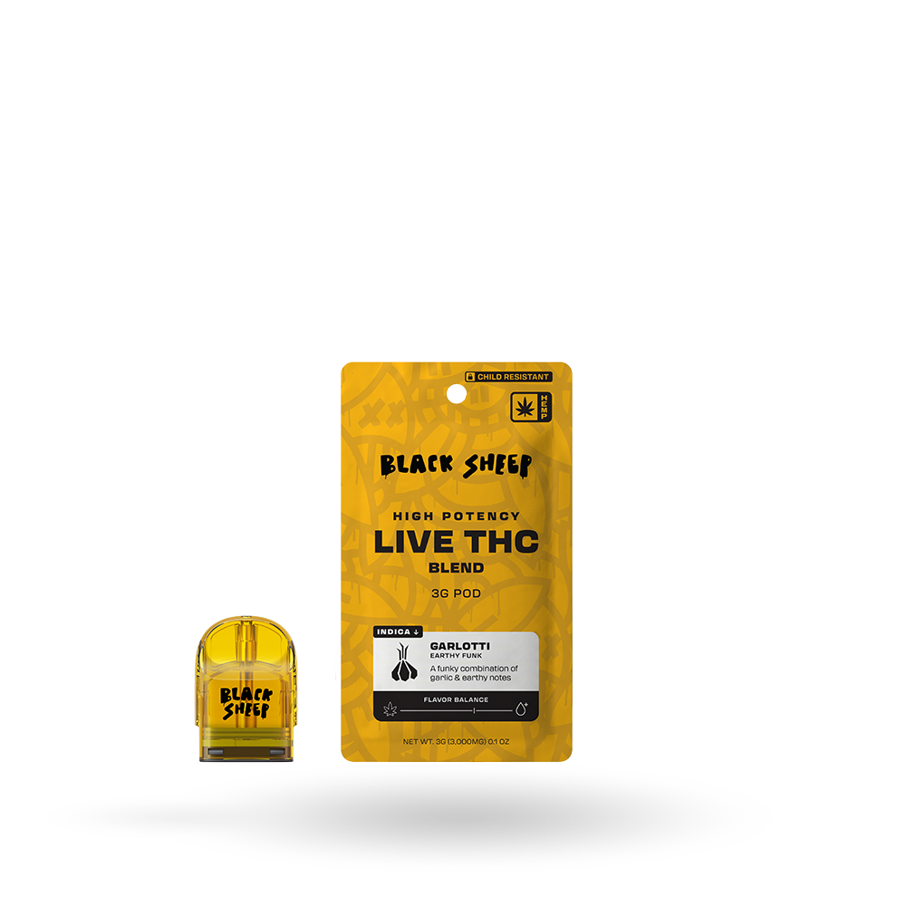 Live THC Blend Pod Refill: Garlotti 3g
