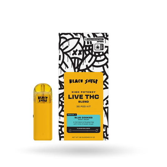 Live THC Blend Pod Starter Kit: Blue Cookies 3g