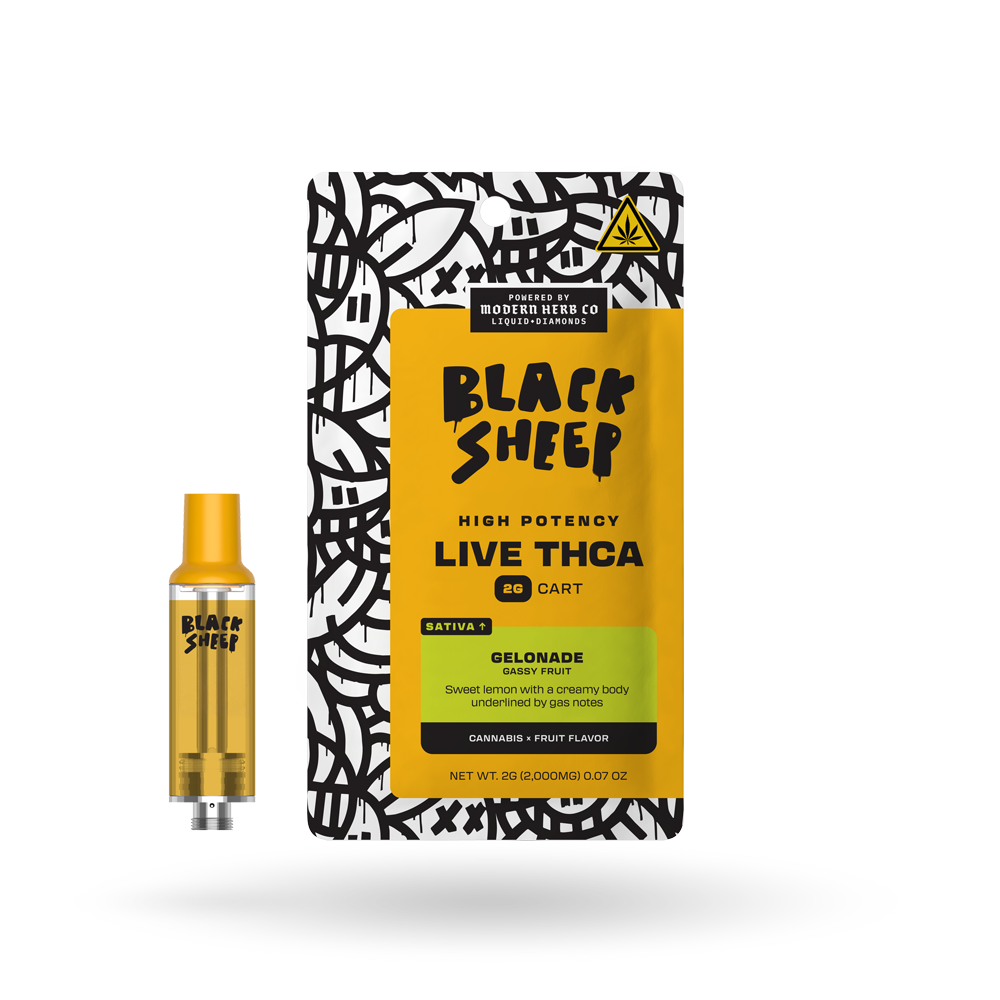 Liquid Diamonds Vape Cartridge: Gelonade (Sativa), 2g