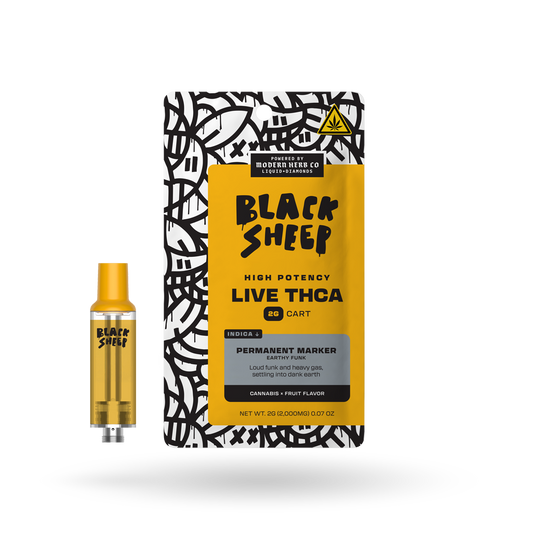Liquid Diamonds Vape Cartridge: Permanent Marker (Indica), 2g