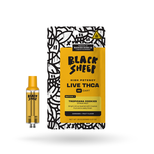 Liquid Diamonds Vape Cartridge: Tropicana Cookies (Sativa), 2g