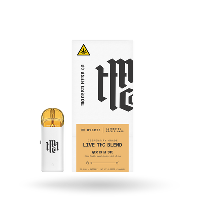 Live THC Pod Starter Kit: Georgia Pie (Hybrid), 1g