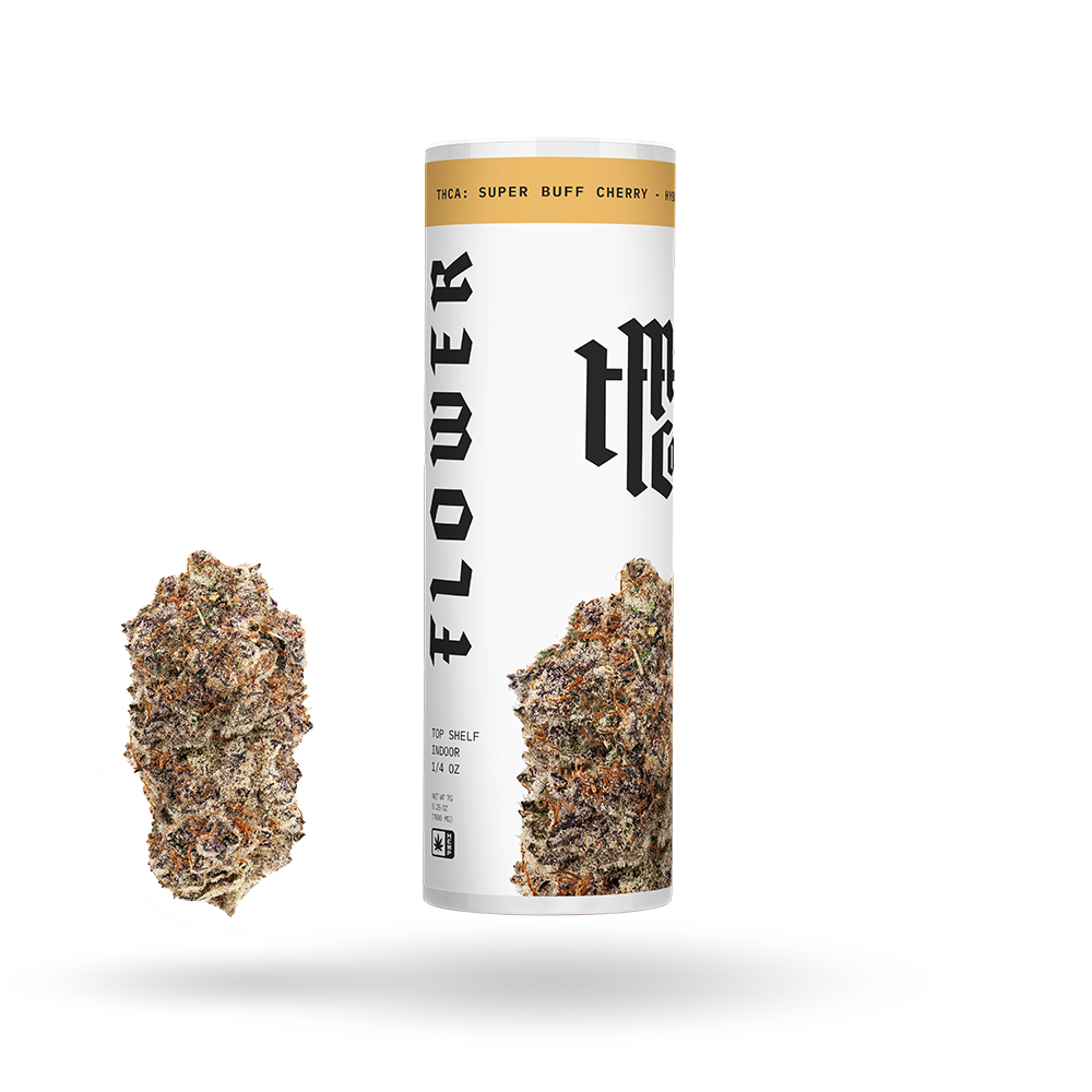 Super Buff Cherry, THCa Flower, Hybrid, 1/4oz