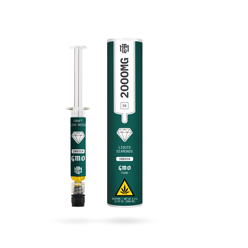 THCa Dripper Live Resin Liquid Diamonds: GMO (Indica) 2g
