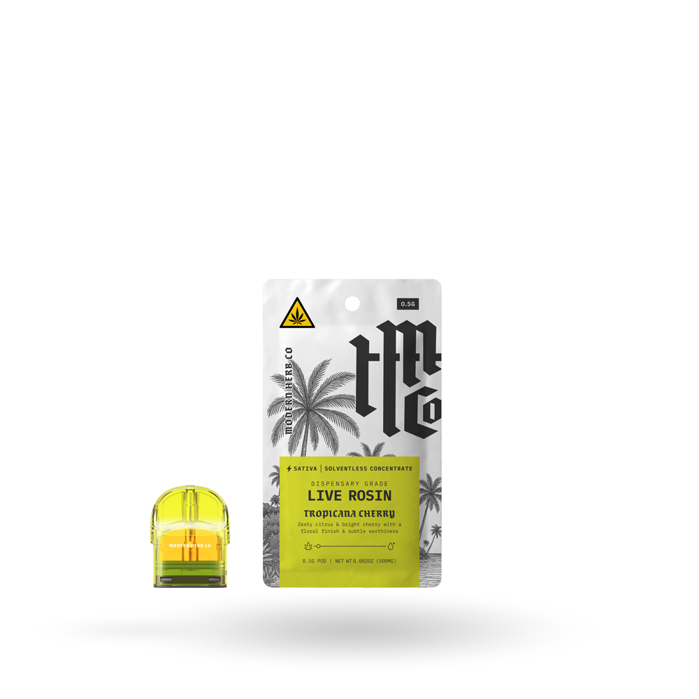 THCa Rosin Pod: Tropicana Cherry (Sativa) 0.5g
