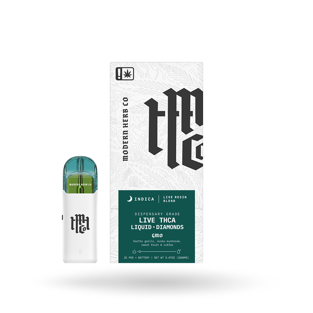 THCa Pod Kit Live Resin Liquid Diamonds: GMO (Indica) - 2g