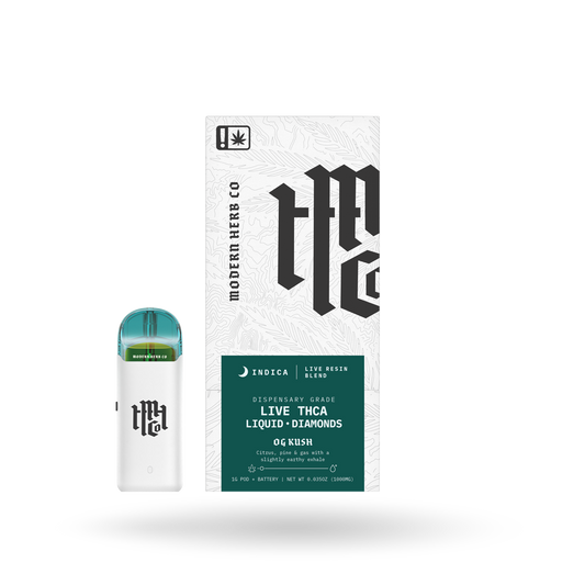 THCa Pod Kit Live Resin Liquid Diamonds: OG Kush (Indica) - 1g
