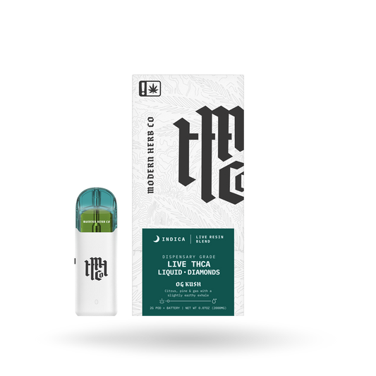 THCa Pod Kit Live Resin Liquid Diamonds: OG Kush (Indica) - 2g