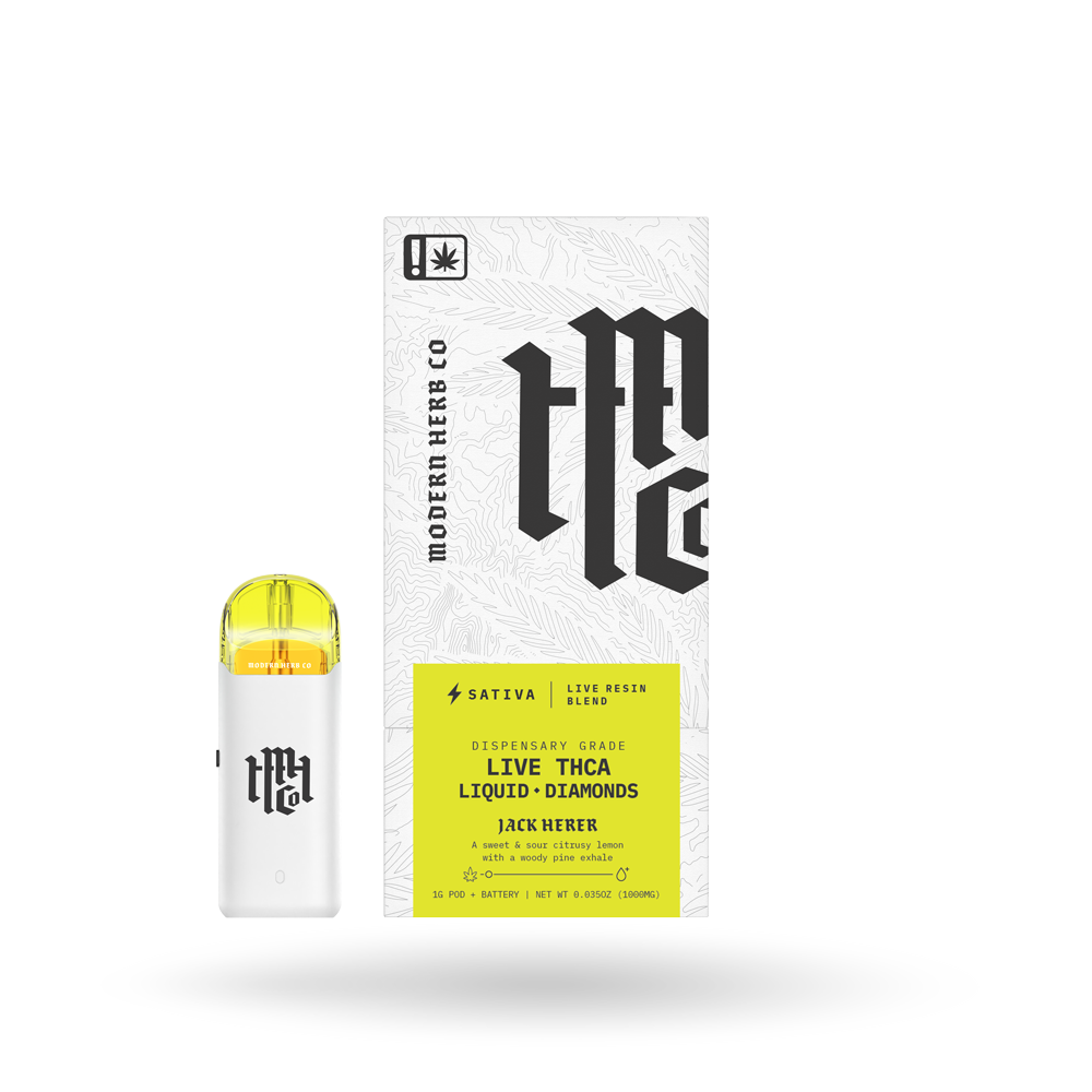 THCa Pod Kit Live Resin Liquid Diamonds: Jack Herer (Sativa) - 1g