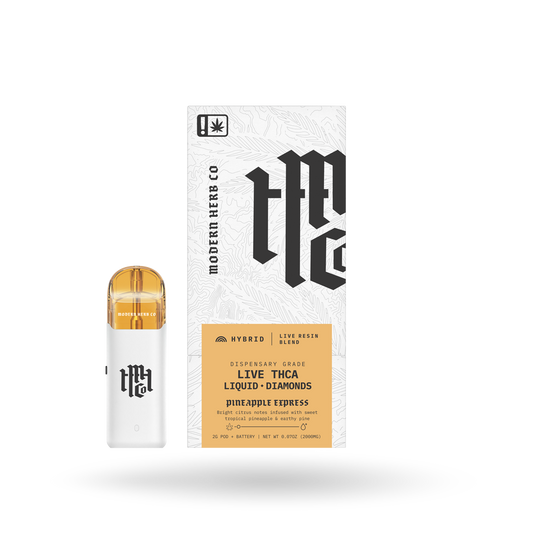 THCa Pod Kit Live Resin Liquid Diamonds: Pineapple Express (Hybrid) - 2g