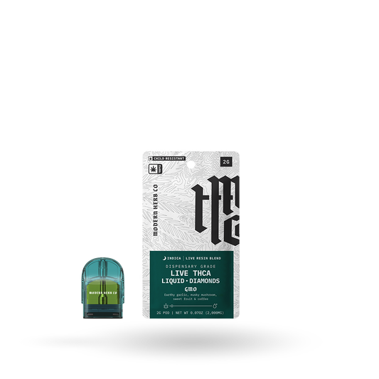 THCa Pod Refill Live Resin Liquid Diamonds: GMO (Indica) - 2g