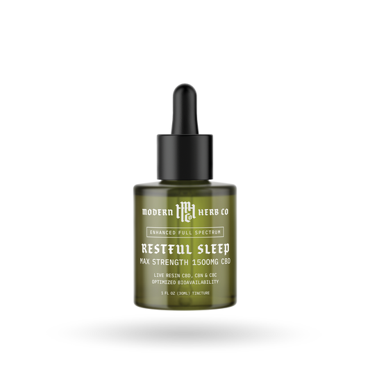 Live Resin CBD Tincture: 1500mg (Indica)