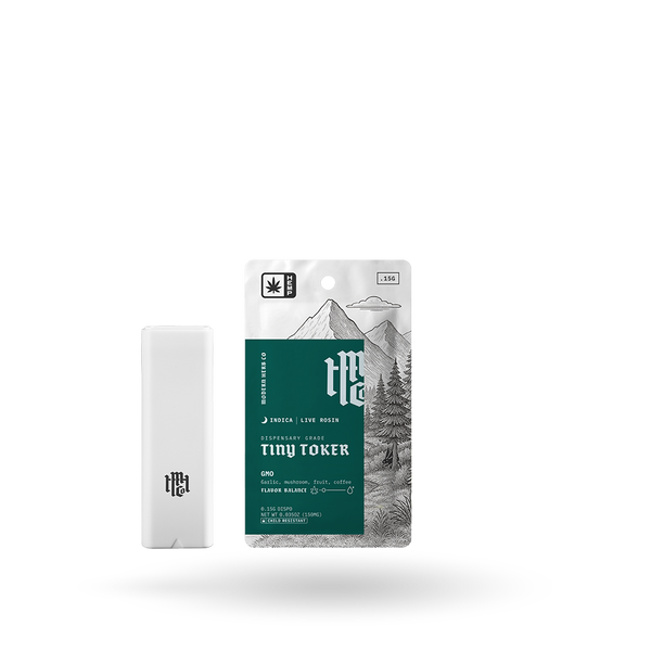 Rosin Vape: Tiny Toker GMO (Indica) .15g  The Hemp Collect