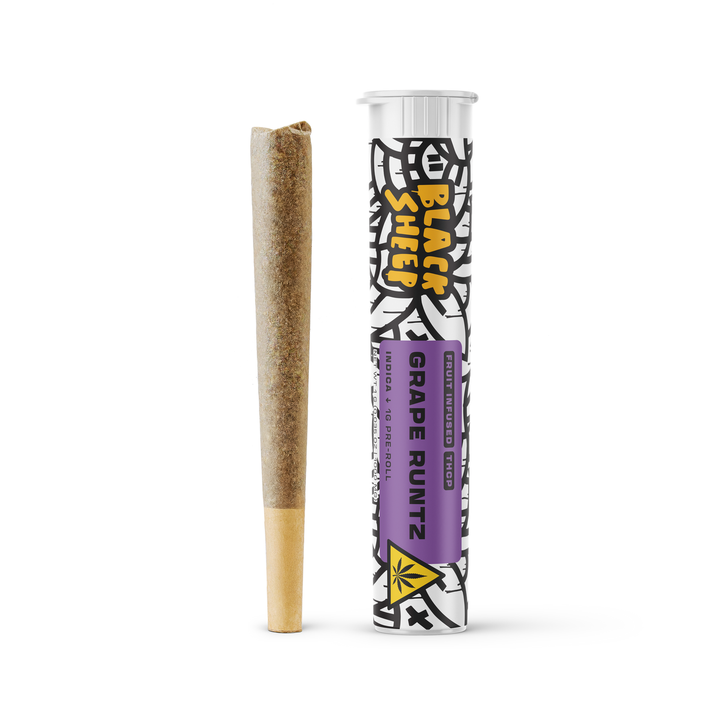 THCp Pre-Roll: Grape Runtz (Indica), 1g