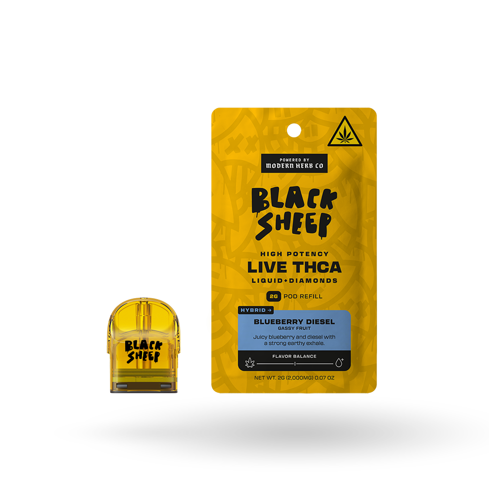 Liquid Diamonds Pod Refill: Blueberry Diesel (Hybrid) 2g