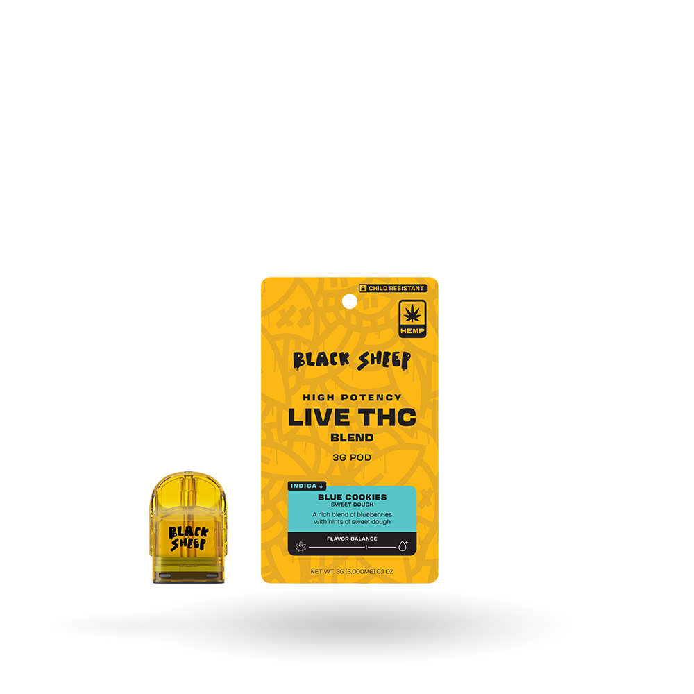 Live THC Blend Pod Refill: Blue Cookies 3g