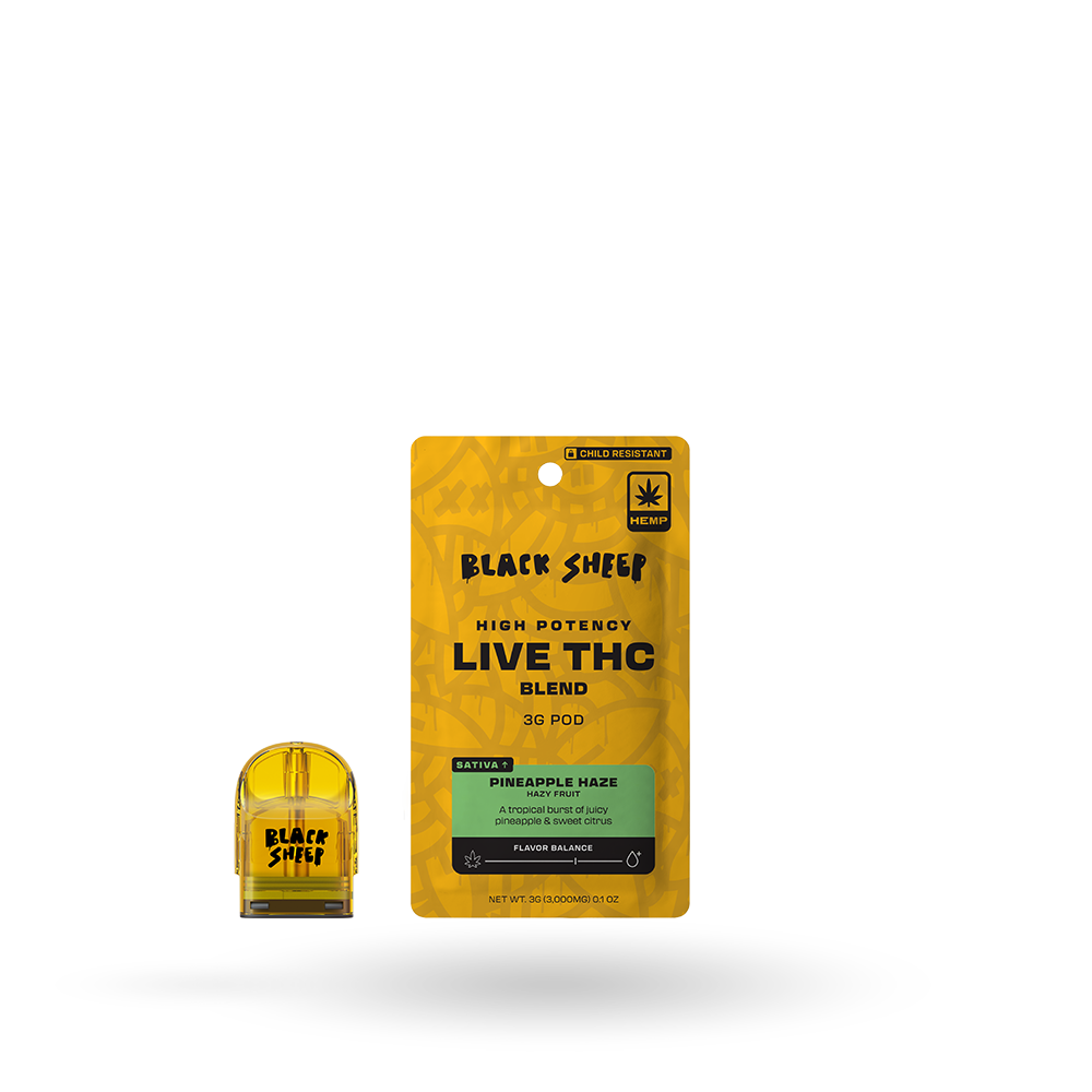 Live THC Blend Pod Refill: Pineapple Haze 3g