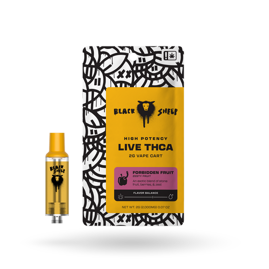 Live THCa Blend Vape Cartridge: Forbidden Fruit 2g