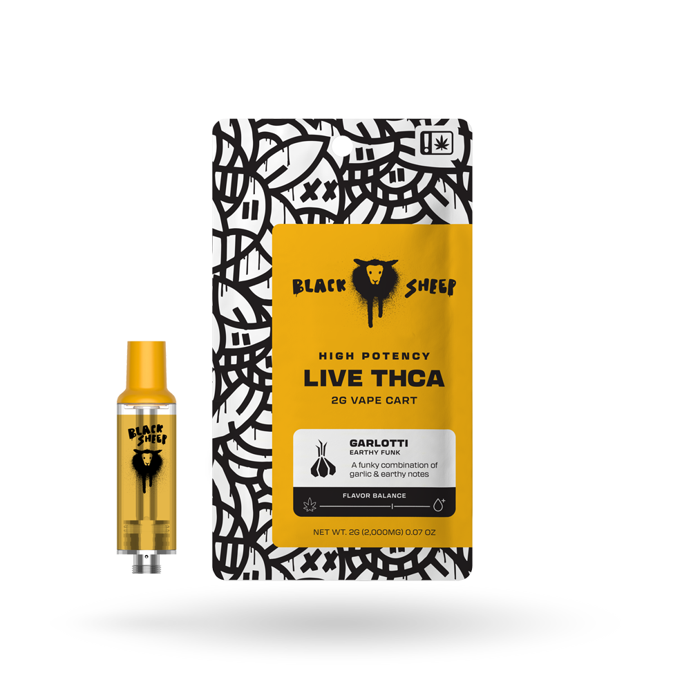 THCa Quad Blend Vape Cartridge: Garlotti 2g