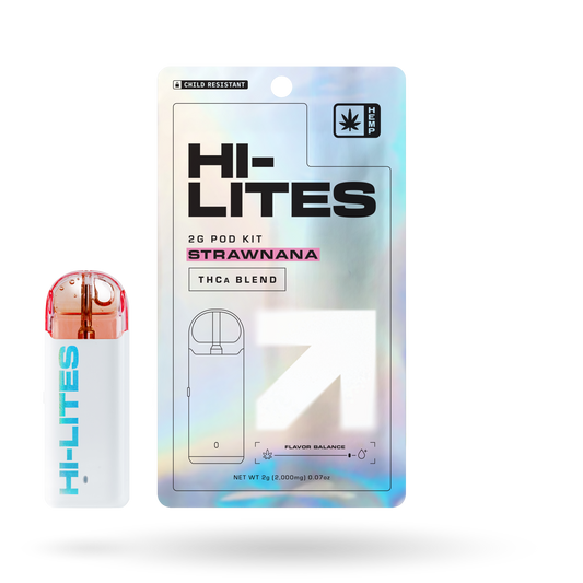 Hi-Lites THCa Pod Kit: Strawnana - 2g
