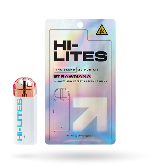 THC Blend Pod Starter Kit: Strawnana 2g