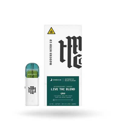 Live THC Pod Starter Kit: GMO (Indica) 2g