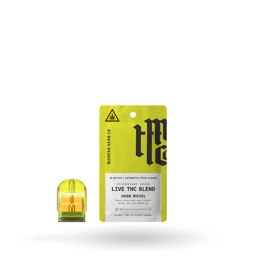 Live THC Pod Refill: Sour Diesel (Sativa) 2g