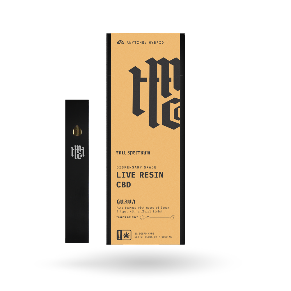 Live Resin CBD Disposable: Anytime, Guava