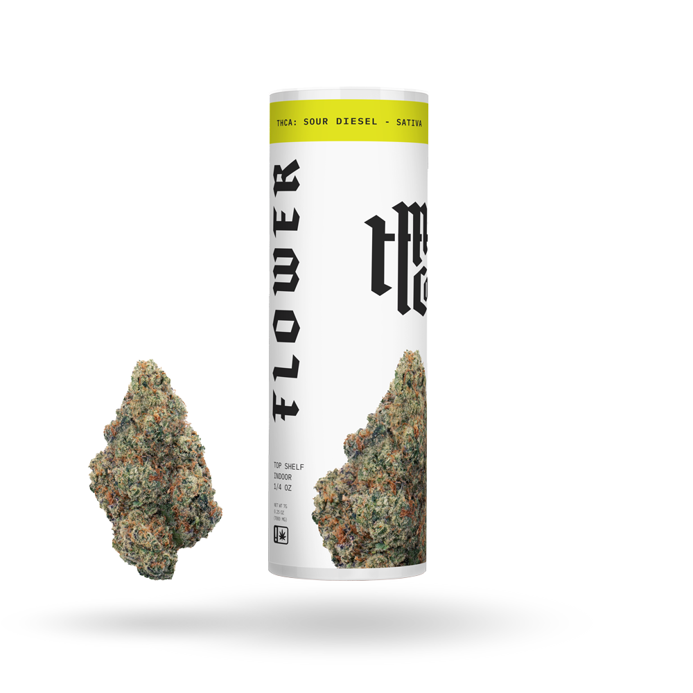 Sour Diesel, THCA Flower, Sativa, 1/4oz