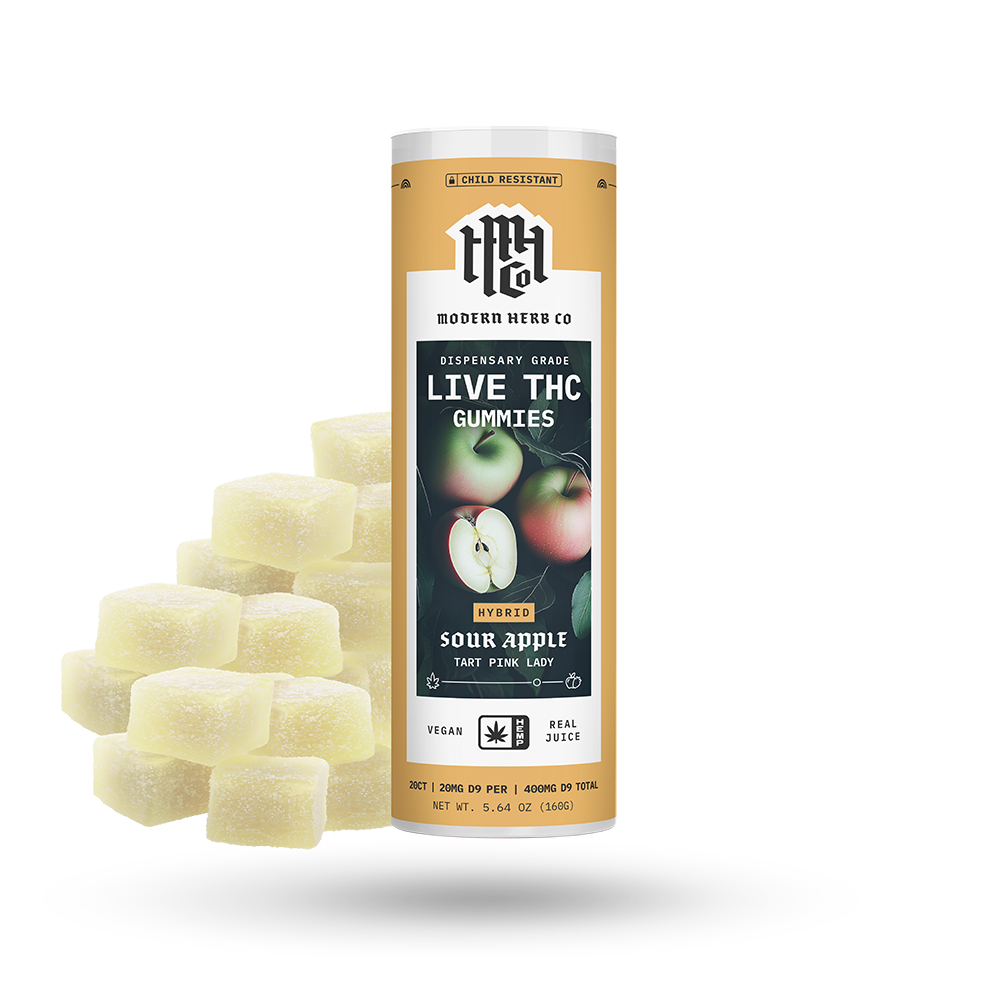 Live Resin THC Gummies: Hybrid - 20ct