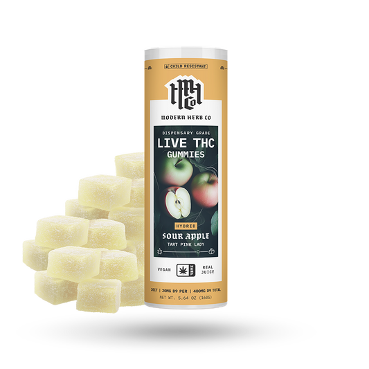 Live Resin THC Gummies: Hybrid - 20ct