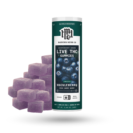 Live Resin THC Gummies: Indica - 20ct